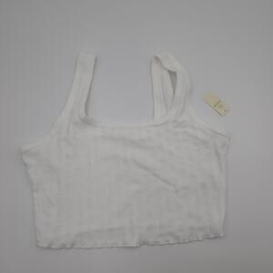 Offline by Aerie Women's OG Original Crop Tank in White Size M